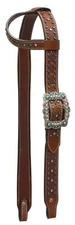 Western Saddle Horse Bling! Show Rodeo Bridle Headstall Blue Crystal Rhinestones