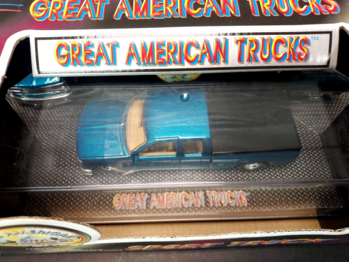 K-line Metallic Aqua Chevy C1500 Ext-Cab Fleetside Great American Trucks 1:43 - Picture 3 of 6