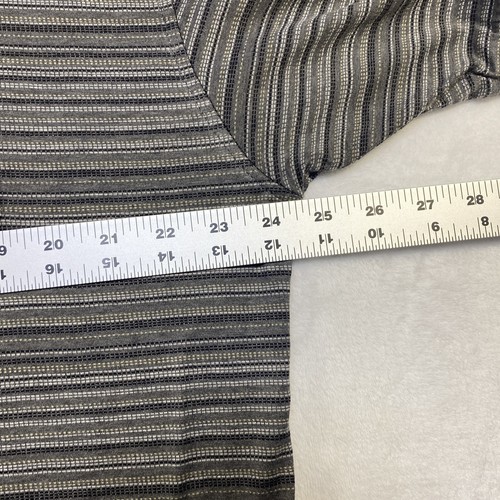 Tasso Elba GOLF Polo Shirt Mens Size XL Gray Striped Double Mercerized Cotton - Picture 7 of 11