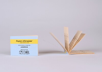  Papier d'Armenie Natural Room Deodorizer, Francis Kurkdjian Edition,1 Booklet  