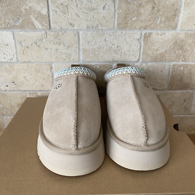 UGG Tazz Slipper 25cm チェスナット UGG TAZZ BRAID CHESTNUT SUEDE PLATFORM SLIPPERS SHOE
