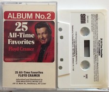 Floyd Cramer 25 All-Time Favorites Album No. 2 Cassette Tape Rare OOP VG