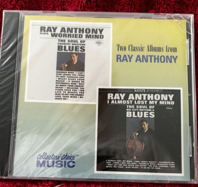 RAY ANTHONY - Worried Mind / I Alm Lost My Mind 2 Albums On 1 CD NEW SEALED