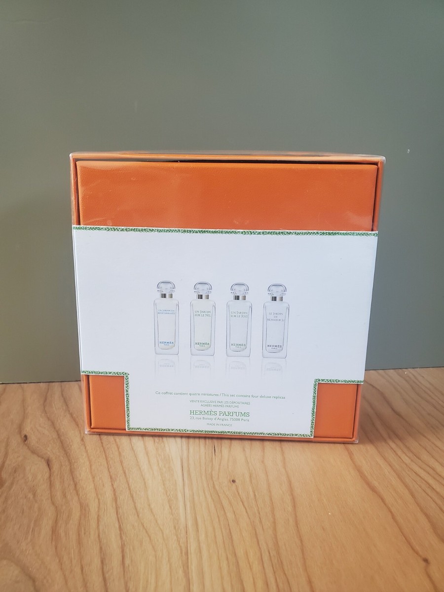 HERMÈS Parfums ~ Jardins Discovery Set of 4. Brand new in sealed