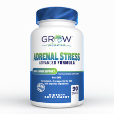 L-Theanine 200 mg - Reduce Stress - Non-GMO - ADRENAL STRESS ADVANCED FORMULA 90