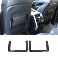 For Range Rover Sport 2014-2017 Carbon Fiber Rear Seat Back Storage Frame Trim