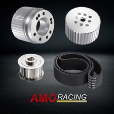 Billet Aluminum Gilmer Belt Drive Pulley Kit Fits Chevy Bbc 396 427 454 Swp Lwp