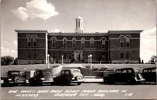 RPPC Postcard Otoe County Court House Nebraska City Nebraska c.1940-1950   20710