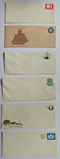 Lot of 6 unused envelopes variety 8c 10c 2x 13c 15c 16c