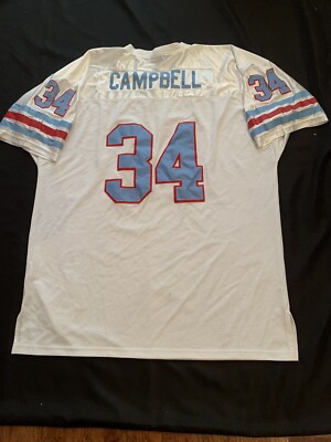 Rare NFL Jersey Houston Oilers ( Earl Campbell ) SZ=3X HOF | eBay