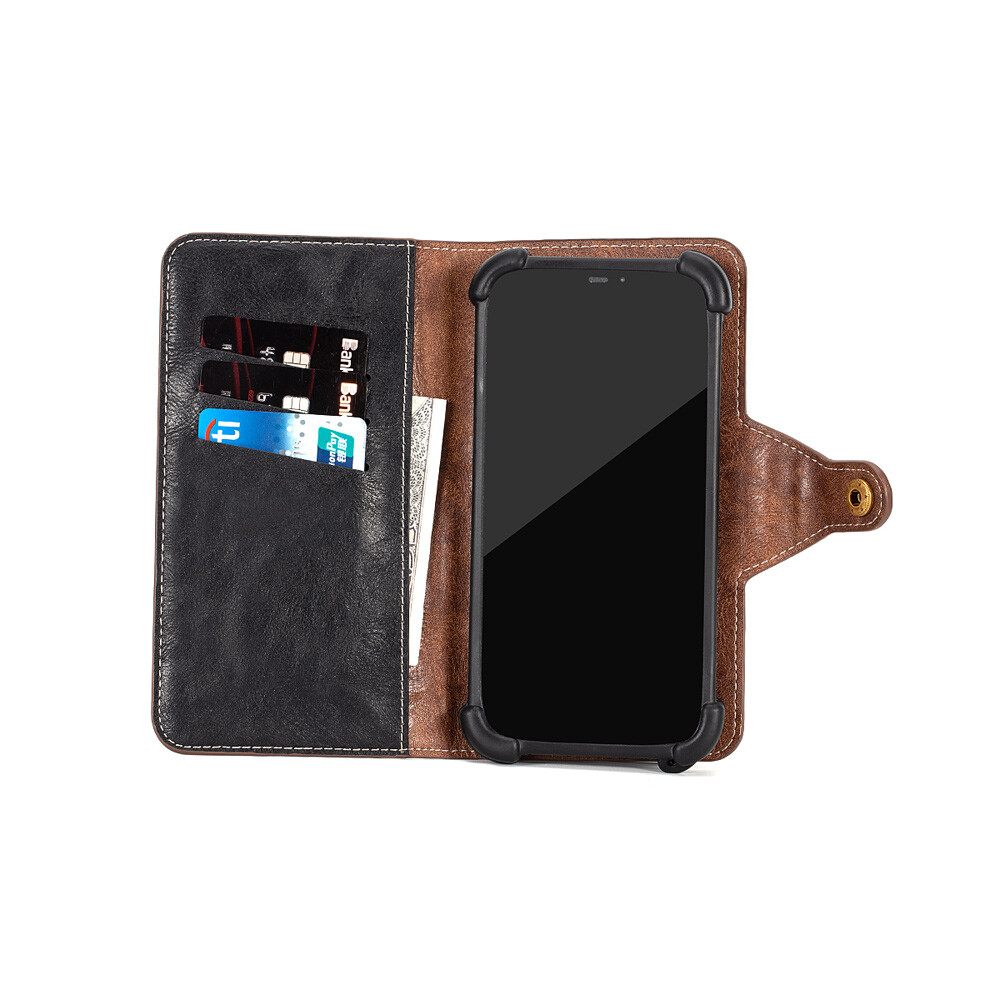 Housse Téléphone HiSense H11 Pro - Portefeuille Simili-cuir Marron - Neuf