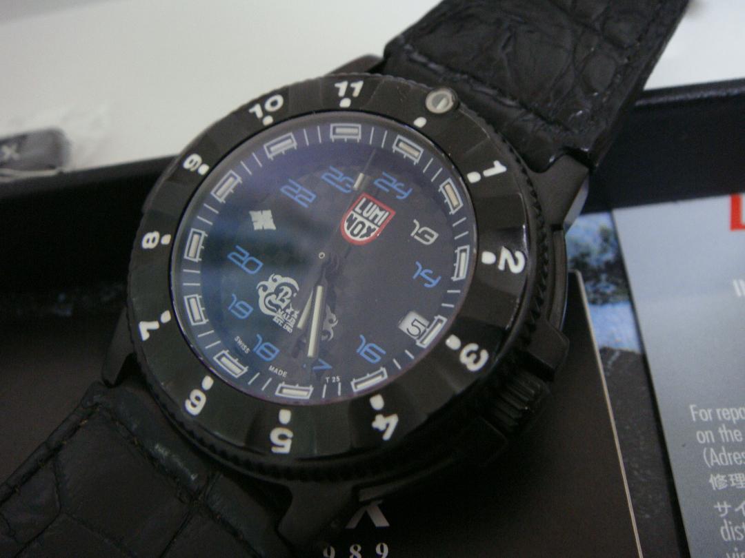 Bill Wall Leather x Luminox Limited edition of 200 watches black