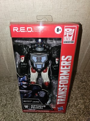 TRANSFORMERS GENERATIONS THE MOVIE R.E.D. OPTIMUS PRIMAL 6'' ACTION FIGURE NIB 