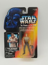 Star Wars Luke Skywalker Dagobah Fatigues Short Saber Upper Tray Red Card - RARE