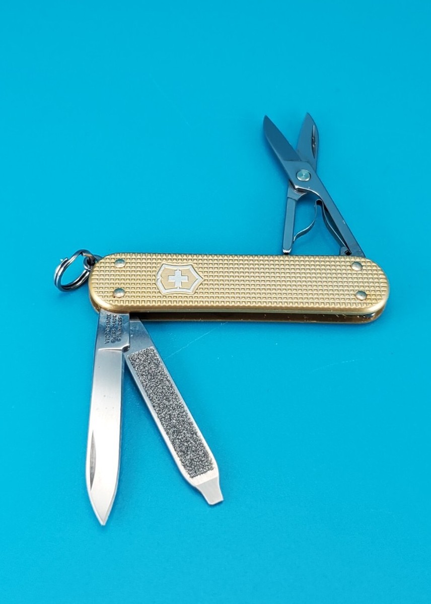 Victorinox Classic 2019 Limited Edition Gold Alox Scales Swiss