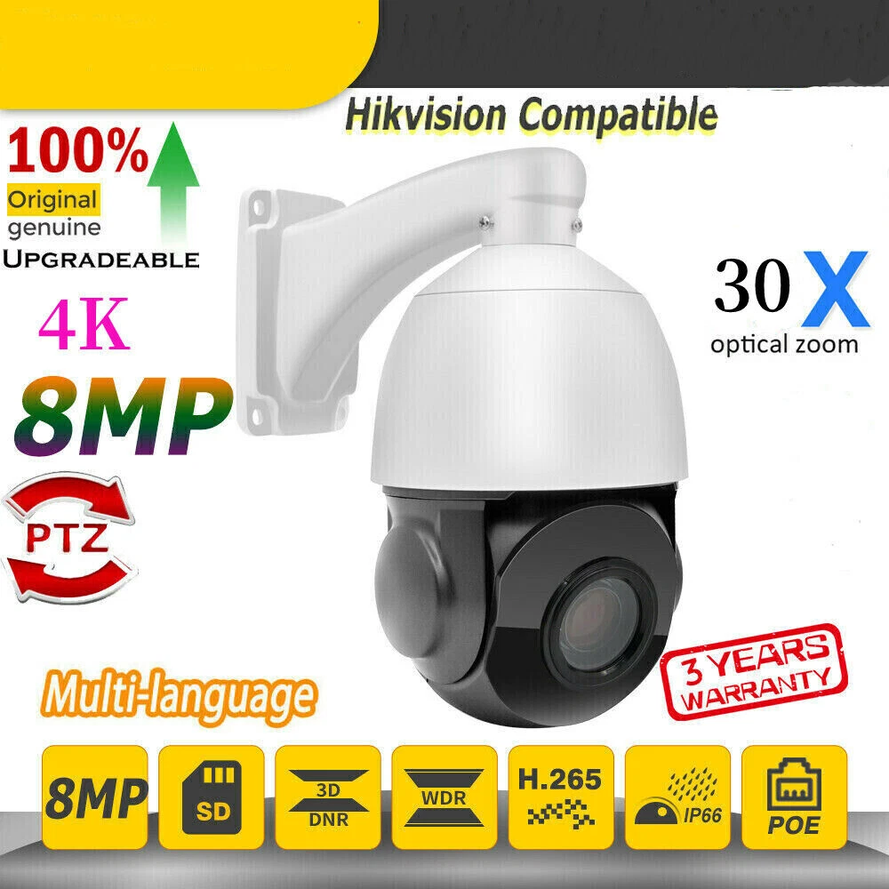 Câmera Speed Dome IP 2MP 30X HIKVISION