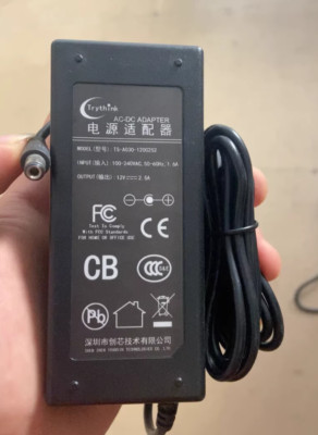 Trythink TS-A030-1200252 12V 3A AC Adapter Power Supply Charger 1PC