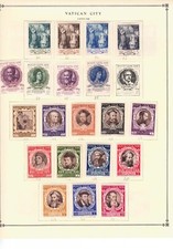 Très belle collection du Vatican : 658 timbres différents, neufs à 90%