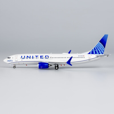 1:400 NG Model United Airlines BOEING B737 MAX 8 Airplane Diecast Aircraft Model