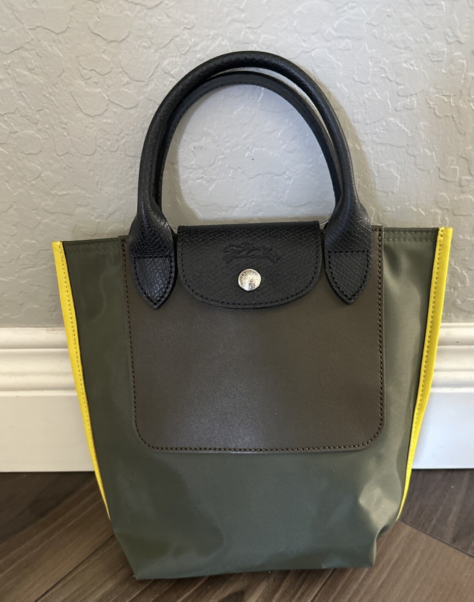 Longchamp Cabas XS TOTE BAG Khaki - Canvas | eBay