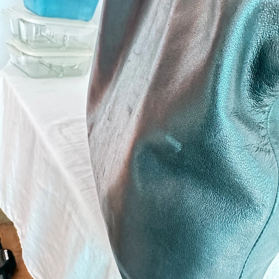 Bolso de hombro Mode Frison Haraco de cuero genuino con estampado de leopardo Foto 4 de 4