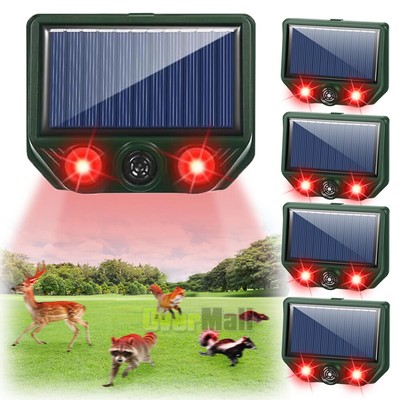 Solar Ahuyentador De Perros Repelente Para Gato Aves Animales Para El Jardín