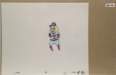 Beetlejuice Original Production Drawing And Cel 50-14 Used Cond.