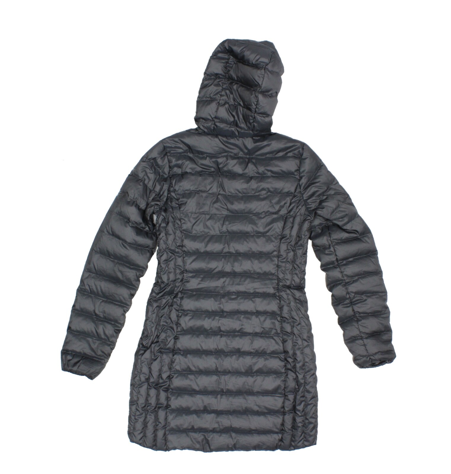 Aventure Women's Attached Hood Lightweight Down Jacket Gray Rosin