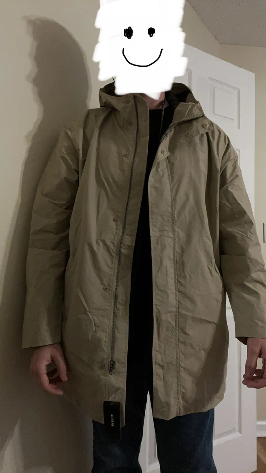Abrigo de lluvia empacable Alfani para hombre Foto 2 de 4