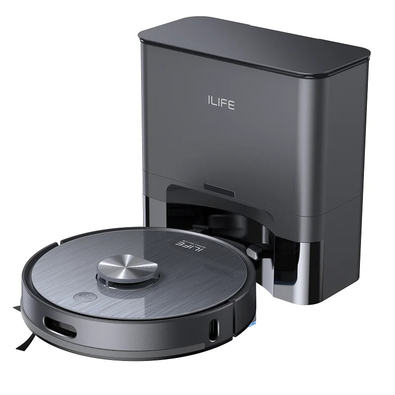 LDS Robot Vacuum Cleaner 5000Pa with Auto Empty Dock and Wet/Dry Dual Functionality