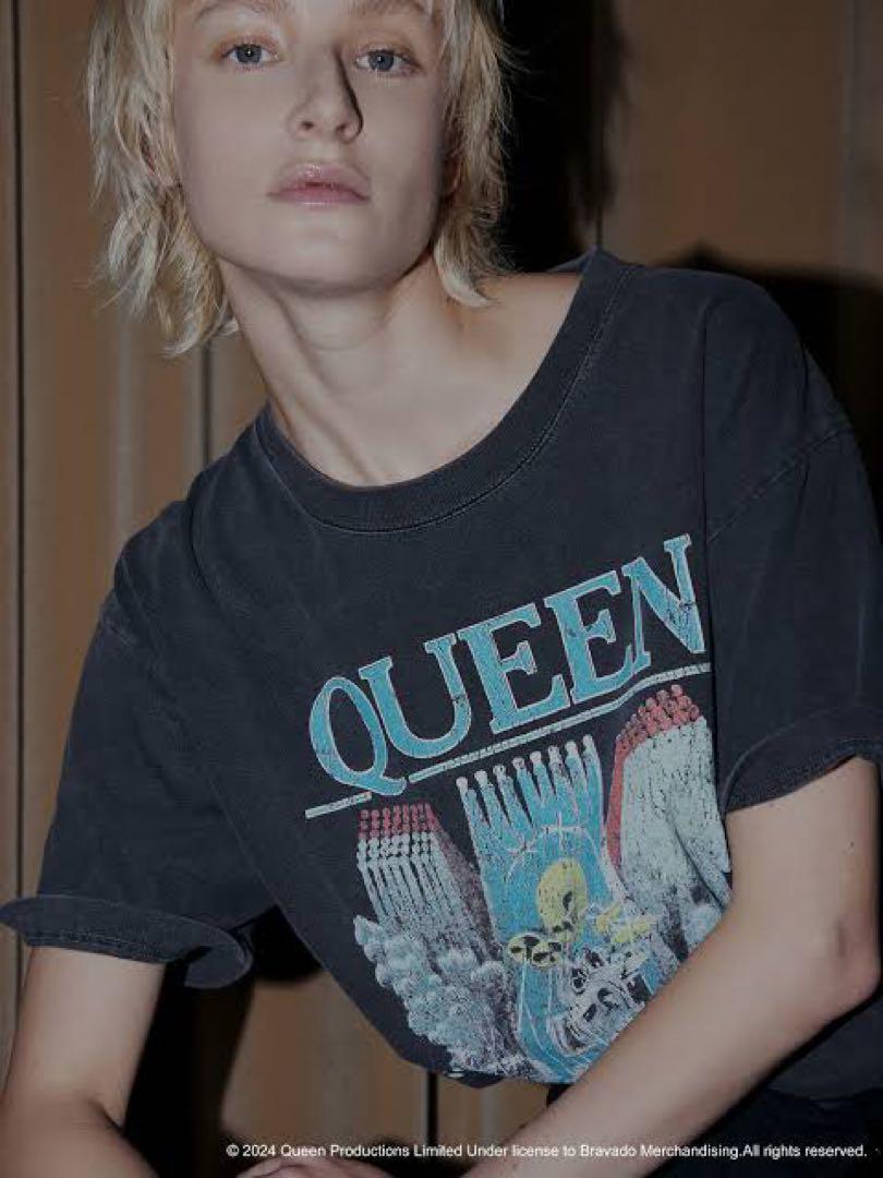 Ameri Vintage Queen Tour 80s Black Tee Women's M Graphic T Ameri Vintage Queen Tour 80s Black Tee Women's M Graphic T