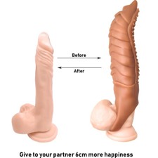Male-Penis-Sheath-Extender-Enlarger-Enhancer-Ball-Stretch-Sleeve-Girth-Extender