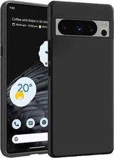 Black Case For Google Pixel 8A 8 8 Pro 7a 7 6 6A Pro Slim Silicone Gel Phone -Uk