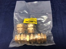 608-957 (PACK OF 5) M25 Brass Cable Gland 10mm - 12mm Cable