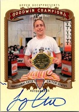 2012 Upper Deck Goodwin Champions JOEY CHESTNUT AUTO Nathans Hot Dog Champion