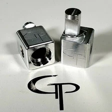 GP Car Audio 1/0 AWG to 1/0 GAUGE Machined Amp Input Reducers Pair
