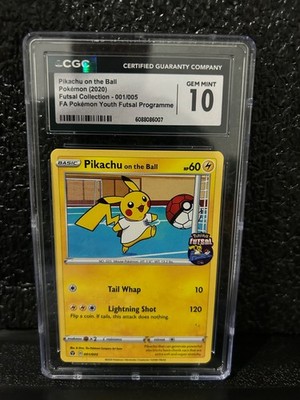 Pikachu on the Ball - (Pokemon Futsal) 001/005 Miscellaneous Cards
