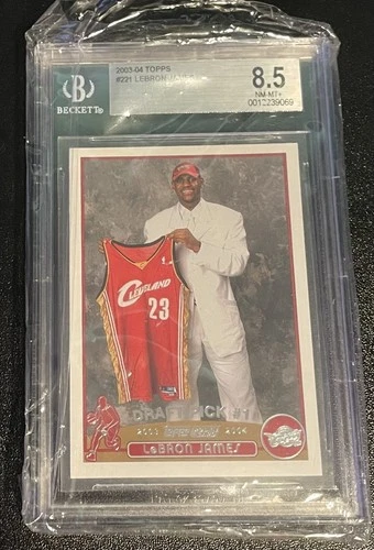 2003 Topps Lebron James BGS 8.5