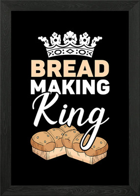 Brotbackkönig gerahmtes Wandbild Poster Leinwanddruck Bild