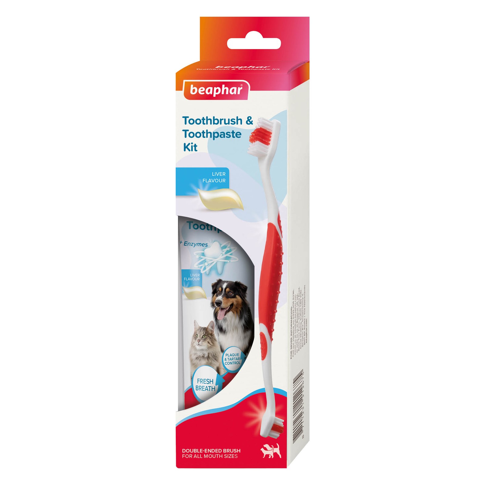 Beaphar Dental Kit - Toothbrush And Toothpaste For Dogs And Cats - 10135581 - Image 2