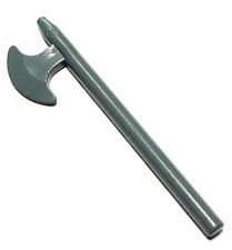 LEGO Halberd Axe Dark Bluish Gray Minifigure Weapon Castle Fantasy Era 3848 D809