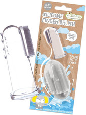 Stage 1 Silicone Finger Toothbrush - Baby Toothbrush 6 to 12 Months, Baby Oral C