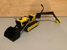 VINTAGE 1970 S TONKA T-6 FRONT END LOADER WITH BACKHOE AND TRACKS
