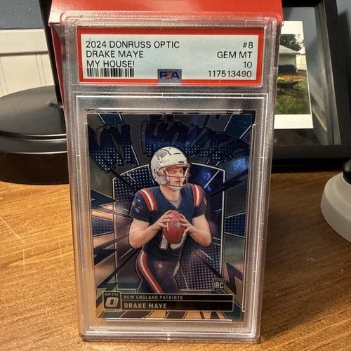 2024 Panini Donruss Optic My House! #8 Drake Maye RC PSA 10