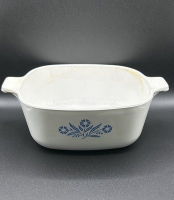 Vintage Corning Ware Blue Cornflower 1.5 Qt Casserole Dish No Lid USA
