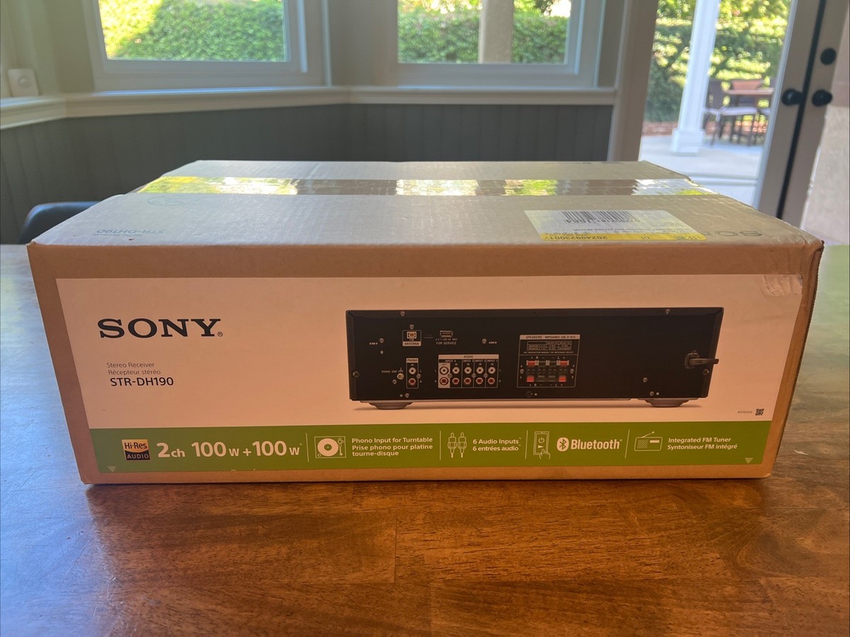 Sony STRDH190 6 Channel Stereo Receiver - Black for sale