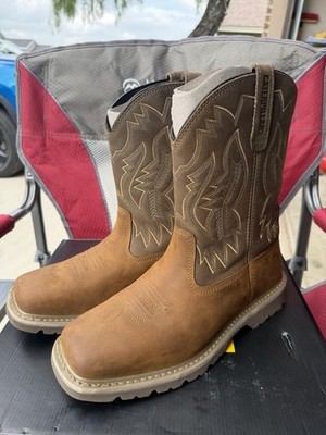 Mens CAT COLORADO FRONTIER Soft Toe SR Boots  P51094 Pyramid Light Brown Sz 12