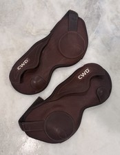 CWD Leather Fetlock Boots Size 3 Full Brown N...