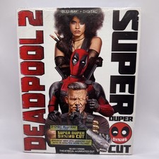 Deadpool 2 Blu-Ray  Digital Super Duper Cut Unrated 2018  Slipcover  New