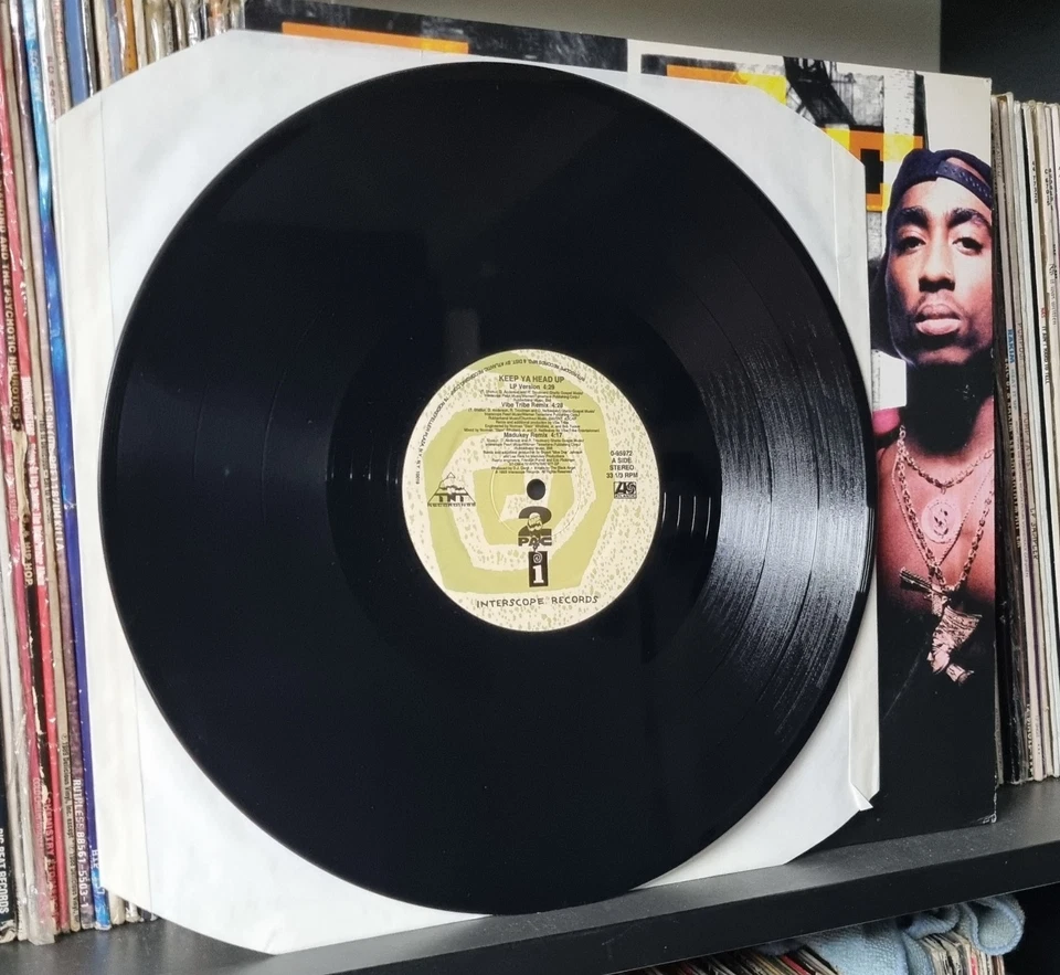 2Pac (Tupac) - Keep Ya Head Up / Rebel... / I Wonda (Interscope Records) 1993 - Image 2 of 4